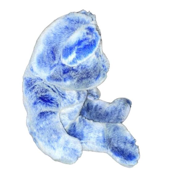 Vintage Ty Beanie Buddies Teddy Bear Plush Periwinkle Stuffed 2001 Nursery Blue - Picture 7 of 13
